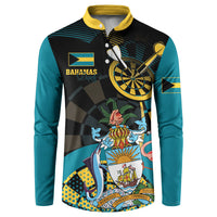 Personalized Bahamas Darts Button Sweatshirt Sporty Stylized
