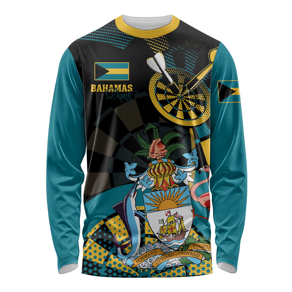 Personalized Bahamas Darts Long Sleeve Shirt Sporty Stylized