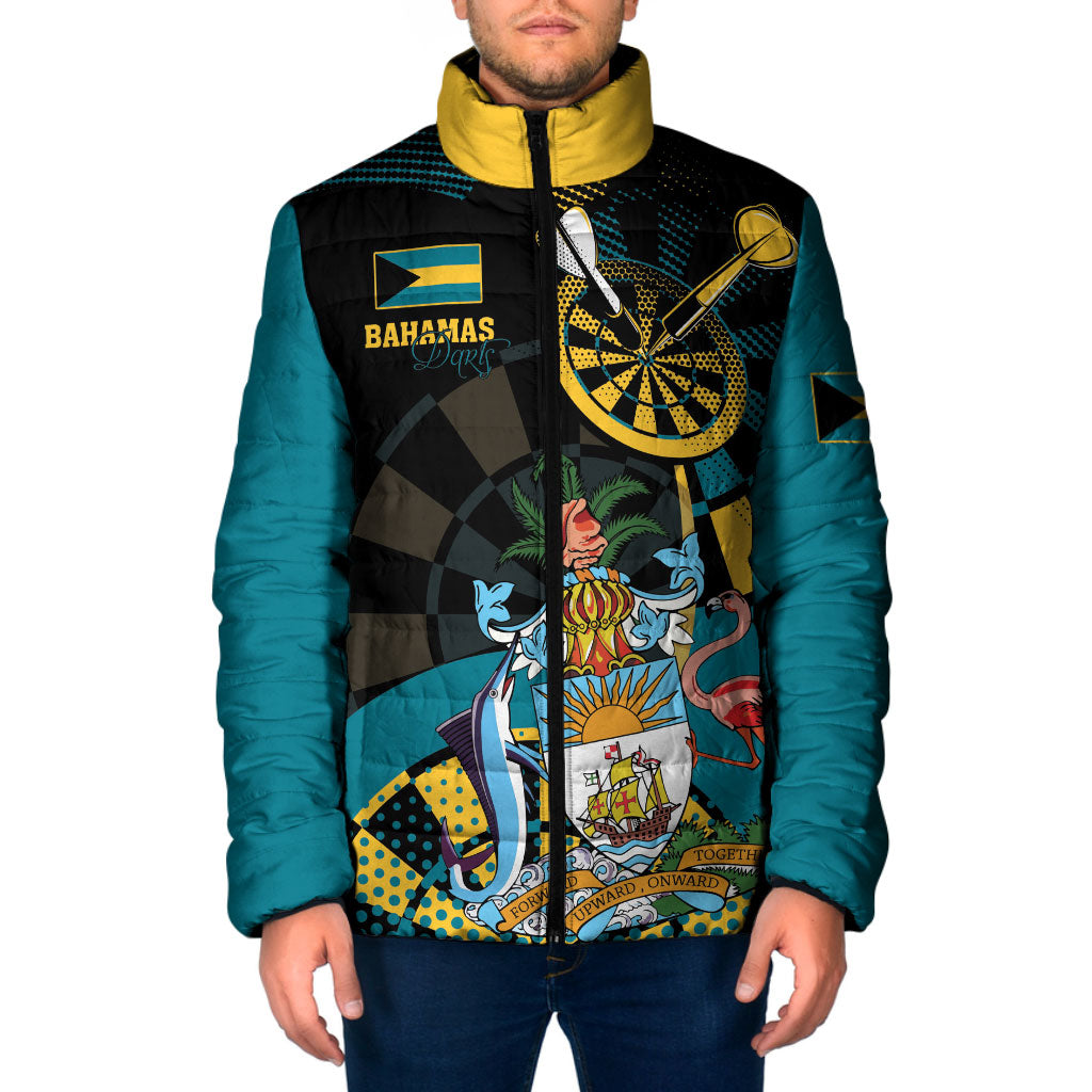 Personalized Bahamas Darts Padded Jacket Sporty Stylized