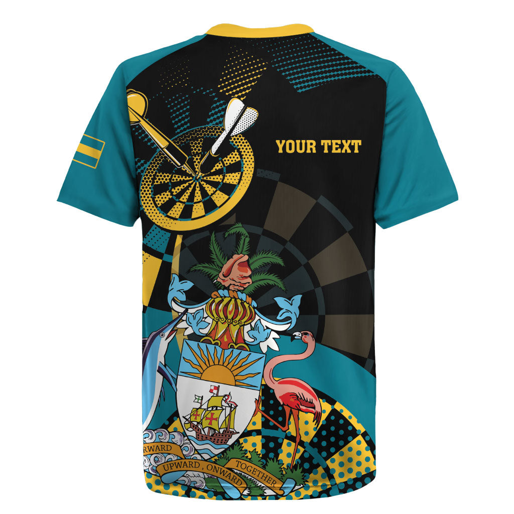 Personalized Bahamas Darts Rugby Jersey Sporty Stylized