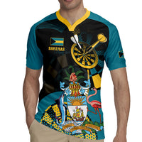 Personalized Bahamas Darts Rugby Jersey Sporty Stylized