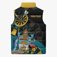 Personalized Bahamas Darts Sleeveless Puffer Jacket Sporty Stylized