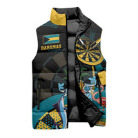 Personalized Bahamas Darts Sleeveless Puffer Jacket Sporty Stylized