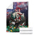 USA Christmas Blanket Santa Claus With Eagle