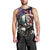 Personalized USA Christmas Men Tank Top Santa Claus With Eagle - Wonder Print Shop