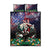 USA Christmas Quilt Bed Set Santa Claus With Eagle - Wonder Print Shop