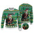 Nigeria Christmas Ugly Christmas Sweater Eagle Santa African Pattern