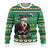 Nigeria Christmas Ugly Christmas Sweater Eagle Santa African Pattern