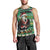 Nigeria Christmas Men Tank Top Eagle Santa African Pattern - Wonder Print Shop