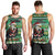 Nigeria Christmas Men Tank Top Eagle Santa African Pattern - Wonder Print Shop