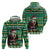 Nigeria Christmas Zip Hoodie Eagle Santa African Pattern - Wonder Print Shop