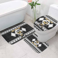 Power Black Ranger Santa Claus Bathroom Set Funny Christmas - Wonder Print Shop