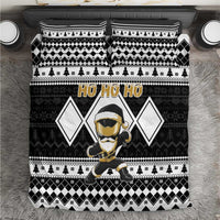 Power Black Ranger Santa Claus Bedding Set Funny Christmas - Wonder Print Shop