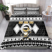 Power Black Ranger Santa Claus Bedding Set Funny Christmas - Wonder Print Shop