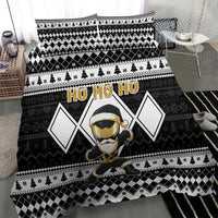 Power Black Ranger Santa Claus Bedding Set Funny Christmas - Wonder Print Shop