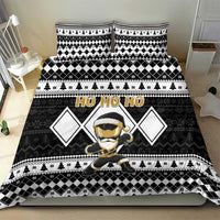 Power Black Ranger Santa Claus Bedding Set Funny Christmas - Wonder Print Shop