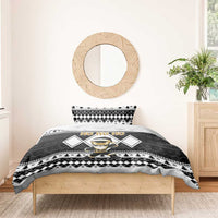 Power Black Ranger Santa Claus Bedding Set Funny Christmas - Wonder Print Shop