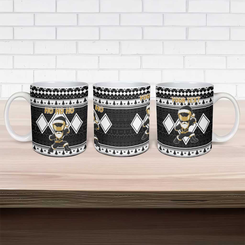 Personalized Power Black Ranger Santa Claus Ceramic Mug Funny Christmas - Wonder Print Shop