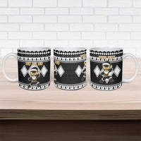 Personalized Power Black Ranger Santa Claus Ceramic Mug Funny Christmas - Wonder Print Shop