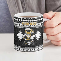 Personalized Power Black Ranger Santa Claus Ceramic Mug Funny Christmas - Wonder Print Shop
