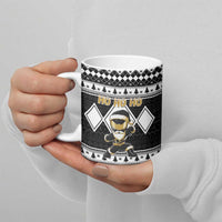 Personalized Power Black Ranger Santa Claus Ceramic Mug Funny Christmas - Wonder Print Shop