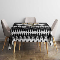 Power Black Ranger Santa Claus Tablecloth Funny Christmas - Wonder Print Shop