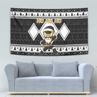 Power Black Ranger Santa Claus Tapestry Funny Christmas - Wonder Print Shop