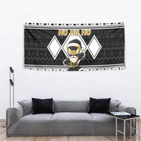 Power Black Ranger Santa Claus Tapestry Funny Christmas - Wonder Print Shop