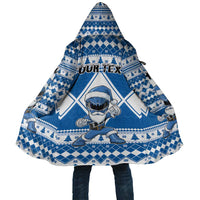 Personalized Power Blue Ranger Santa Claus Cloak Funny Christmas - Wonder Print Shop