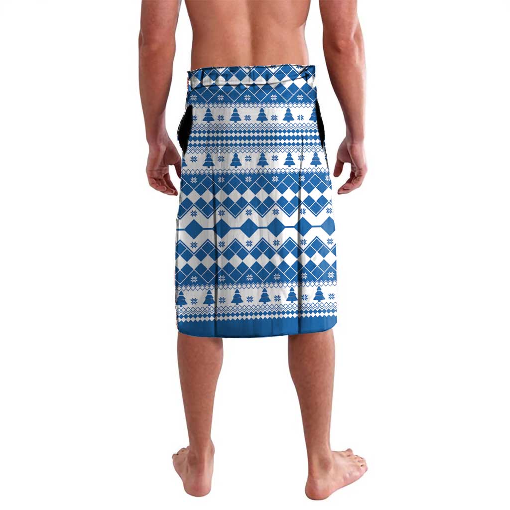 Personalized Power Blue Ranger Santa Claus Lavalava Funny Christmas - Wonder Print Shop