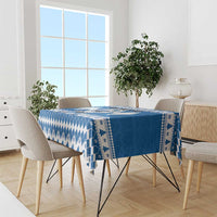 Power Blue Ranger Santa Claus Tablecloth Funny Christmas - Wonder Print Shop