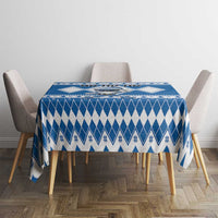 Power Blue Ranger Santa Claus Tablecloth Funny Christmas - Wonder Print Shop