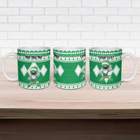 Personalized Power Green Ranger Santa Claus Ceramic Mug Funny Christmas - Wonder Print Shop