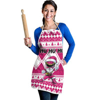 Power Pink Ranger Santa Claus Apron Funny Christmas - Wonder Print Shop