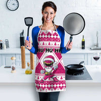 Power Pink Ranger Santa Claus Apron Funny Christmas - Wonder Print Shop