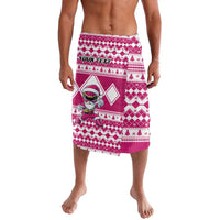 Personalized Power Pink Ranger Santa Claus Lavalava Funny Christmas - Wonder Print Shop