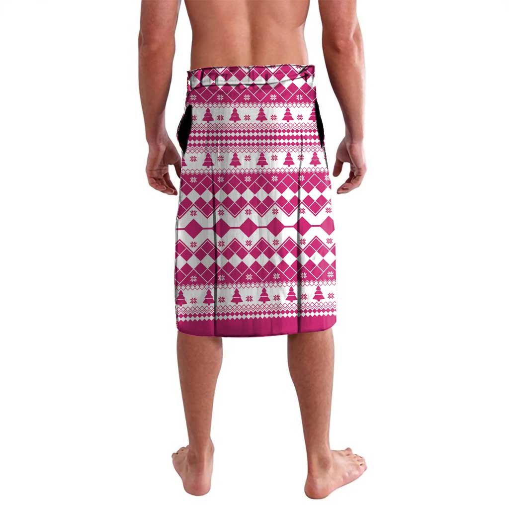 Personalized Power Pink Ranger Santa Claus Lavalava Funny Christmas - Wonder Print Shop