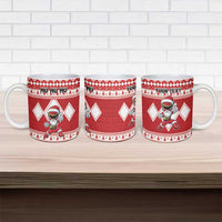 Personalized Power Red Ranger Santa Claus Ceramic Mug Funny Christmas - Wonder Print Shop