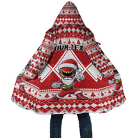 Personalized Power Red Ranger Santa Claus Cloak Funny Christmas - Wonder Print Shop