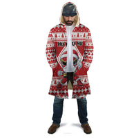 Personalized Power Red Ranger Santa Claus Cloak Funny Christmas - Wonder Print Shop