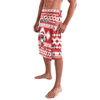 Personalized Power Red Ranger Santa Claus Lavalava Funny Christmas - Wonder Print Shop