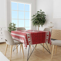 Power Red Ranger Santa Claus Tablecloth Funny Christmas - Wonder Print Shop