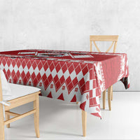Power Red Ranger Santa Claus Tablecloth Funny Christmas - Wonder Print Shop
