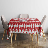 Power Red Ranger Santa Claus Tablecloth Funny Christmas - Wonder Print Shop