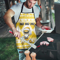 Power Yellow Ranger Santa Claus Apron Funny Christmas - Wonder Print Shop