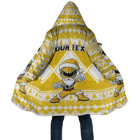Personalized Power Yellow Ranger Santa Claus Cloak Funny Christmas - Wonder Print Shop