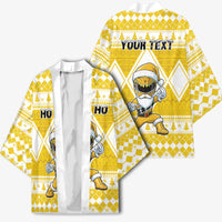 Personalized Power Yellow Ranger Santa Claus Kimono Funny Christmas - Wonder Print Shop