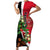 Yemen Unification Day 2024 Short Sleeve Bodycon Dress May 22 Unity Day Flag Style - Wonder Print Shop