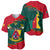 Cameroon Baseball Jersey Cameroun Coat Of Arms Mix African Pattern - Wonder Print Shop