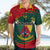 Cameroon Hawaiian Shirt Cameroun Coat Of Arms Mix African Pattern - Wonder Print Shop